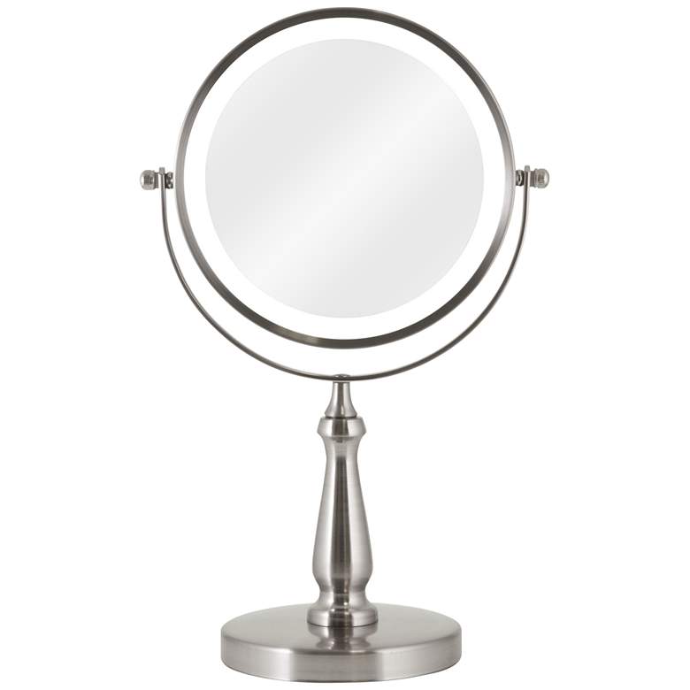 Image 2 Next Generation Nickel 1X/8X LED Cordless Vanity Mirror