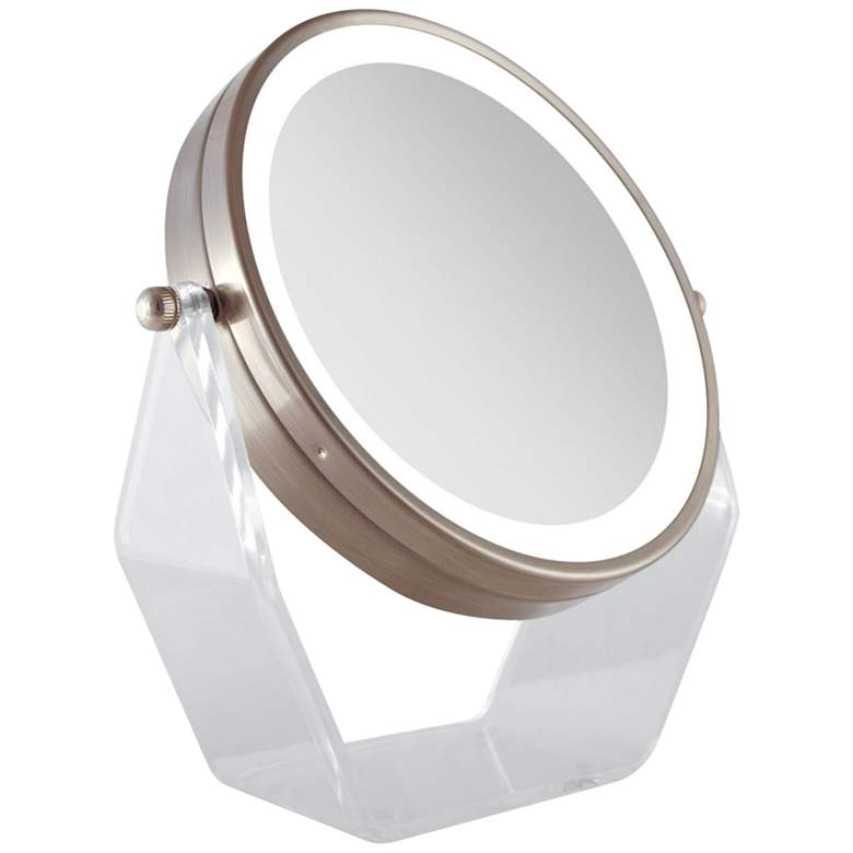 Image 1 Next Generation® Rose Gold Swivel LED Vanity Mirror