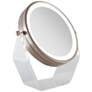 Next Generation&#174; Rose Gold Swivel LED Vanity Mirror