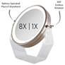 Next Generation&#174; Rose Gold Swivel LED Vanity Mirror