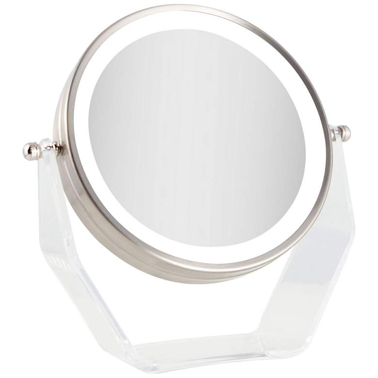 Image 1 Next Generation&#174; Satin Nickel Swivel LED Vanity Mirror