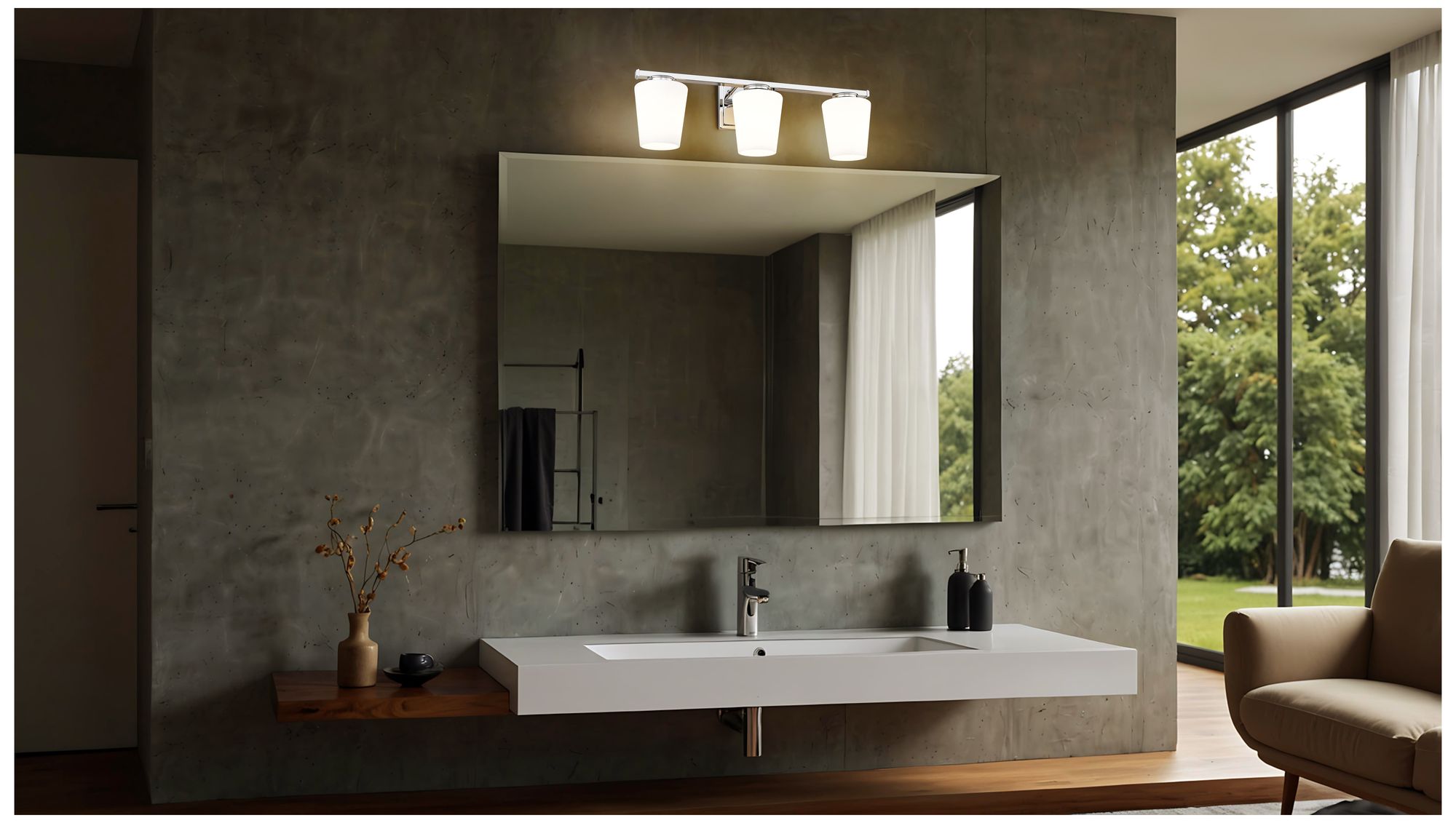 Image 2 Nextra by Z-Lite Chrome 3 Light Vanity more views