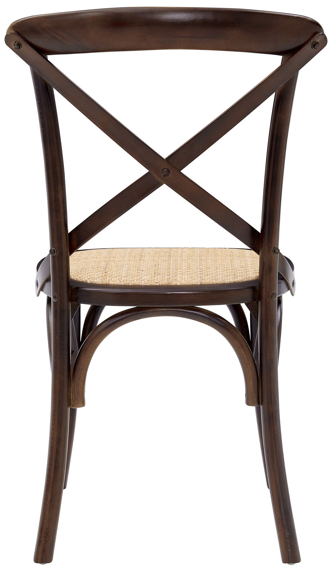 Neyo Walnut Wood Side Chairs Set of 2