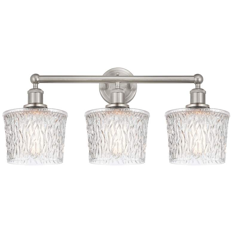 Image 1 Niagara 24 1/2" Wide Brushed Nickel 3-Light Bath Light