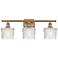 Niagara 26 1/2" Wide Brushed Brass 3-Light Bath Light