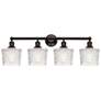 Niagara 33 1/2"W Oil-Rubbed Bronze 4-Light Vanity Bath Light