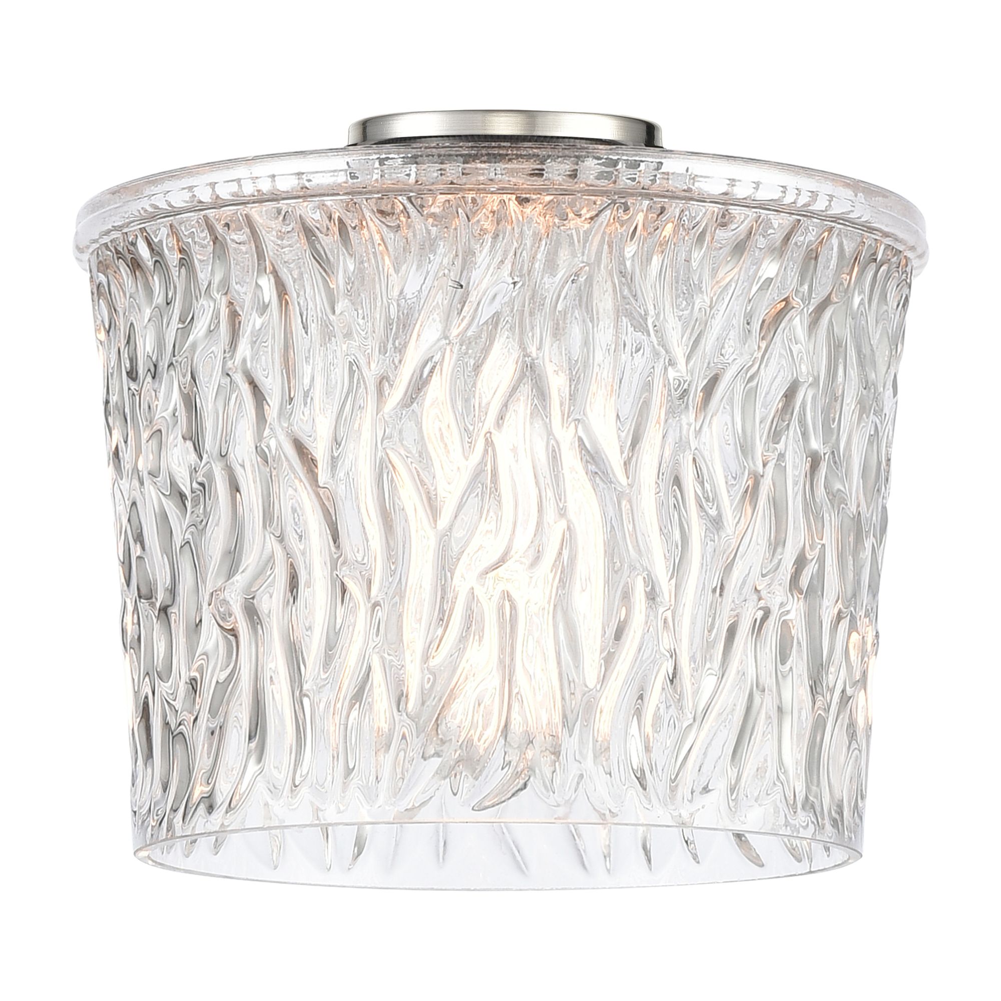 Image 5 Niagra 11.5" High Brushed Brass Sconce w/ Clear Shade more views