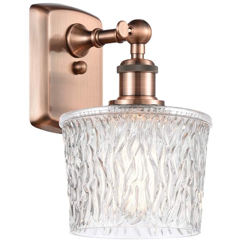 Image 1 Niagra 11.5" High Copper Sconce w/ Clear Shade