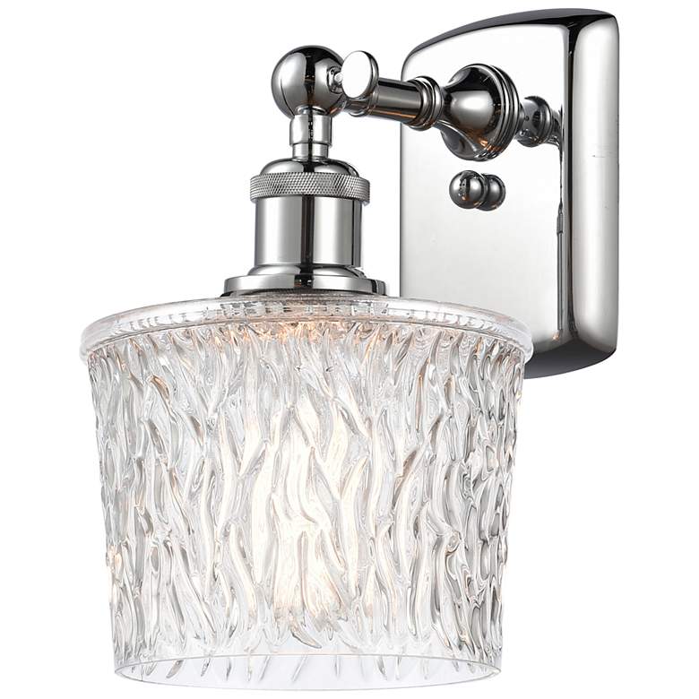 Image 1 Niagra 11.5" High Polished Chrome Sconce w/ Clear Shade