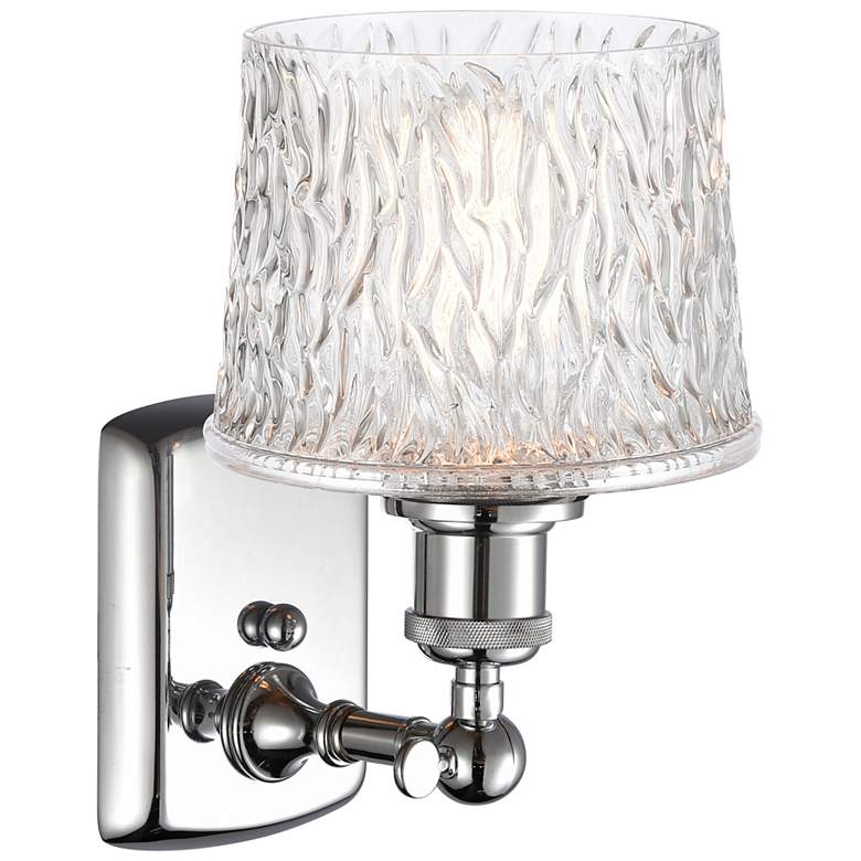 Image 2 Niagra 11.5" High Polished Chrome Sconce w/ Clear Shade more views