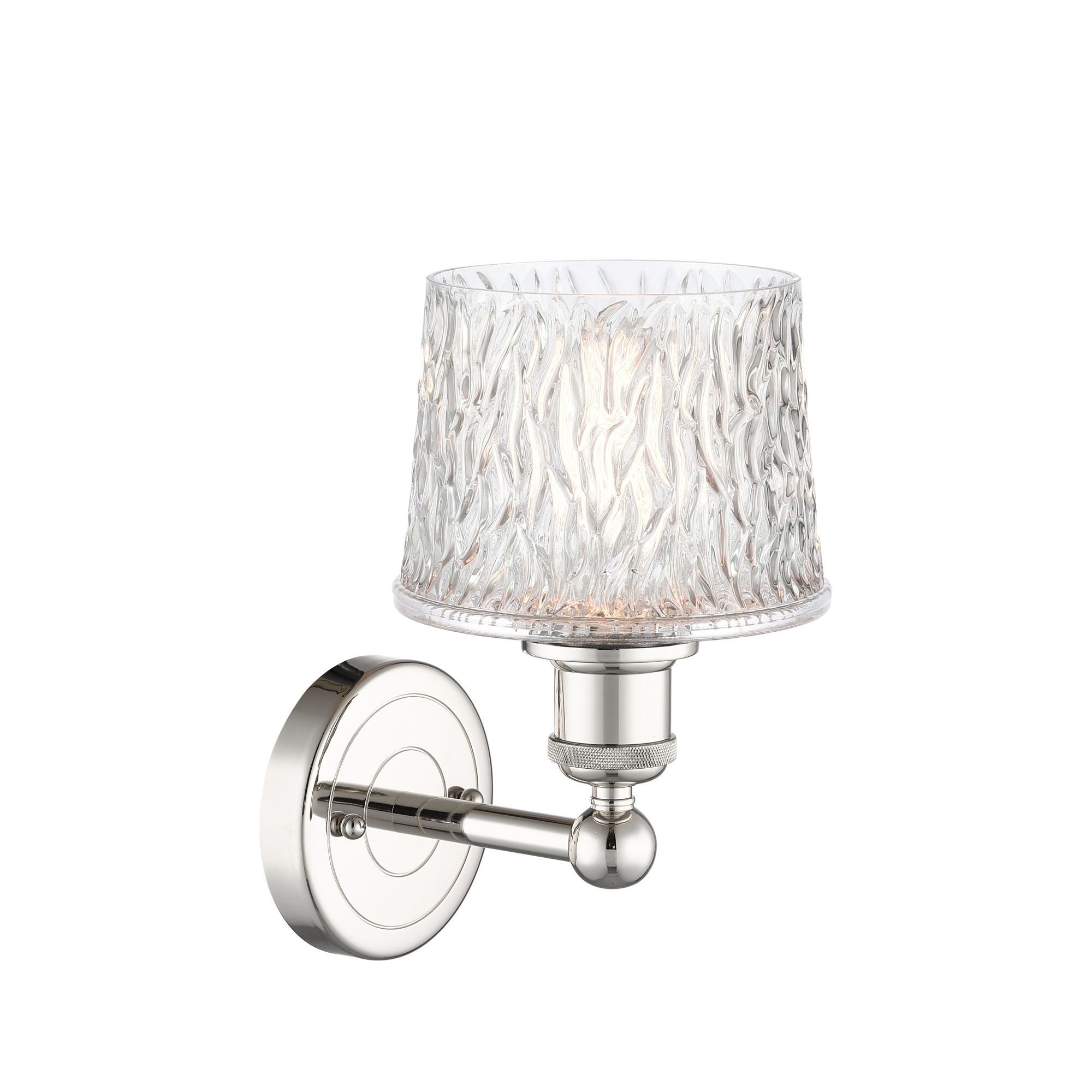 Image 4 Niagra 11"High Polished Nickel Sconce With Clear Shade more views