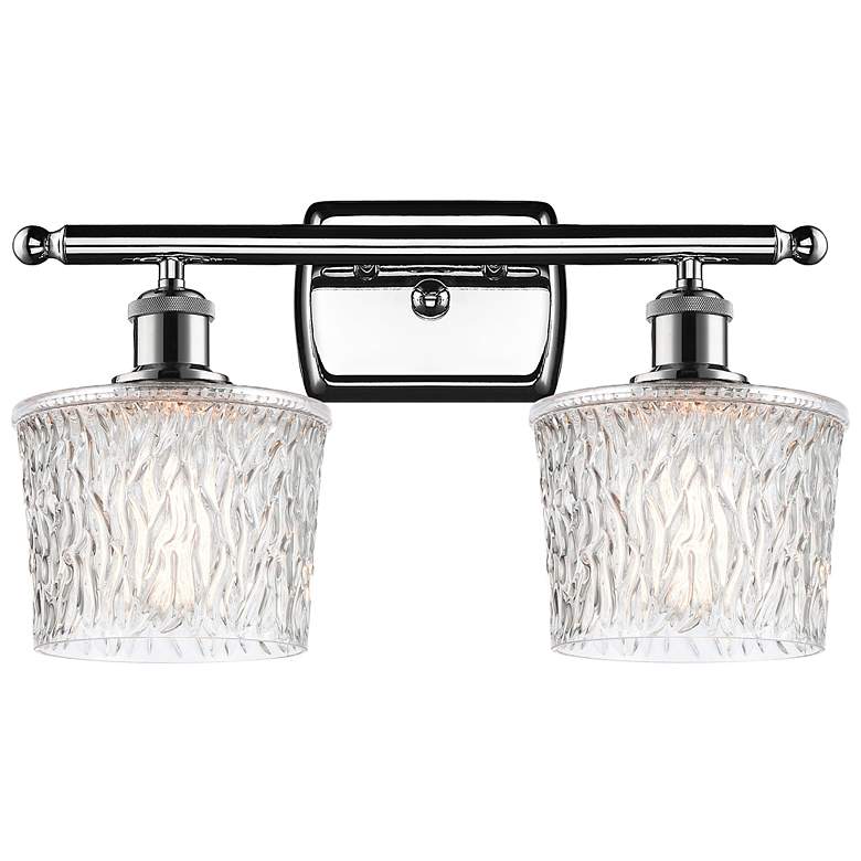 Image 1 Niagra 16" Wide 2 Light Polished Chrome Bath Vanity Light w/ Clear Sha