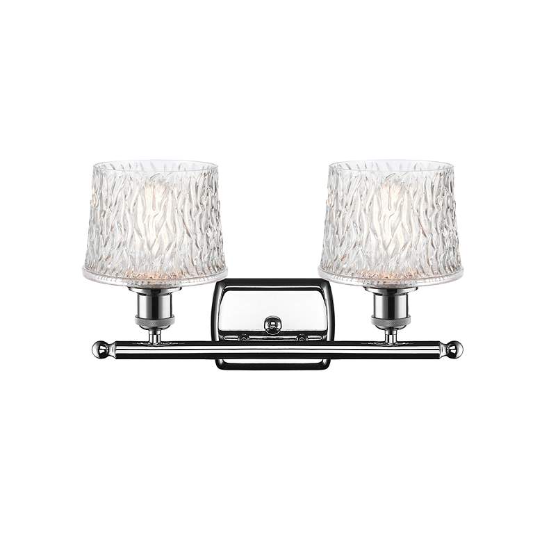 Image 2 Niagra 16" Wide 2 Light Polished Chrome Bath Vanity Light w/ Clear Sha more views