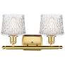2_Niagra 16" Wide 2 Light Satin Gold Bath Vanity Light w/ Clear Shade more views