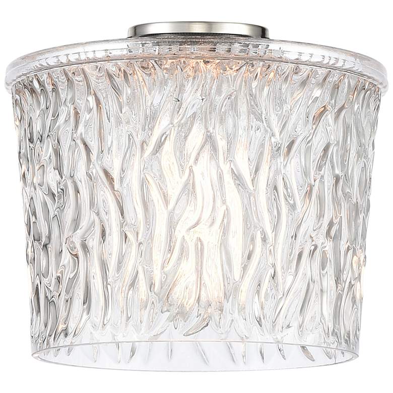 Image 4 Niagra 16"W 2 Light Brushed Satin Nickel Bath Vanity Light w/ Clear Sh more views