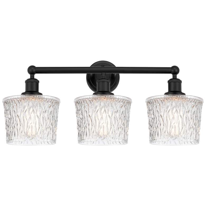 Image 1 Niagra 25" 3-Light Matte Black Bath Light