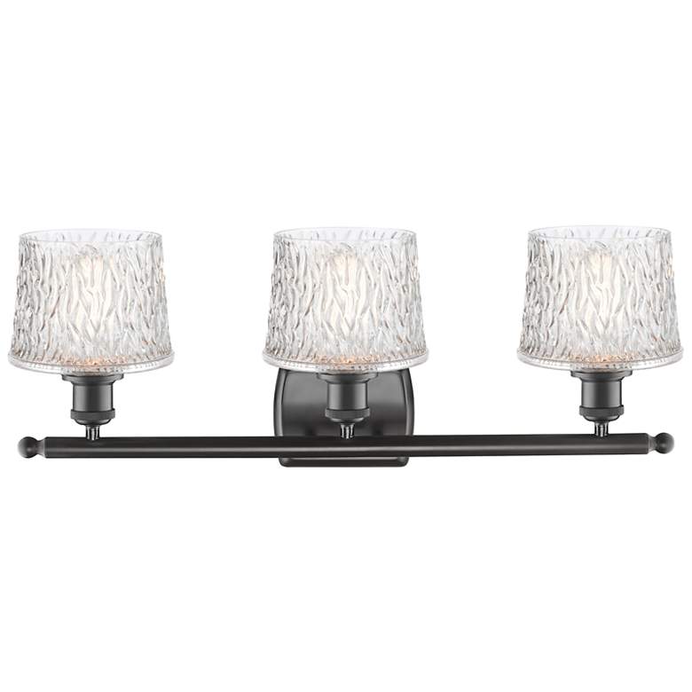 Image 2 Niagra 26" Wide 3 Light Oil Rubbed Bronze Bath Vanity Light w/ Clear S more views