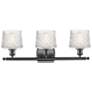 2_Niagra 26" Wide 3 Light Oil Rubbed Bronze Bath Vanity Light w/ Clear S more views