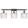 Niagra 26" Wide 3 Light Polished Chrome Bath Vanity Light w/ Clear Sha