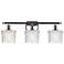Niagra 26" Wide 3 Light Polished Chrome Bath Vanity Light w/ Clear Sha