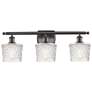 Niagra 3 Light 26" LED Bath Light - Oil Rubbed Bronze - Clear Shade