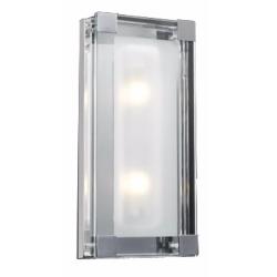 Nice Cube Frosted Glass 14&quot; High ADA Wall Sconce
