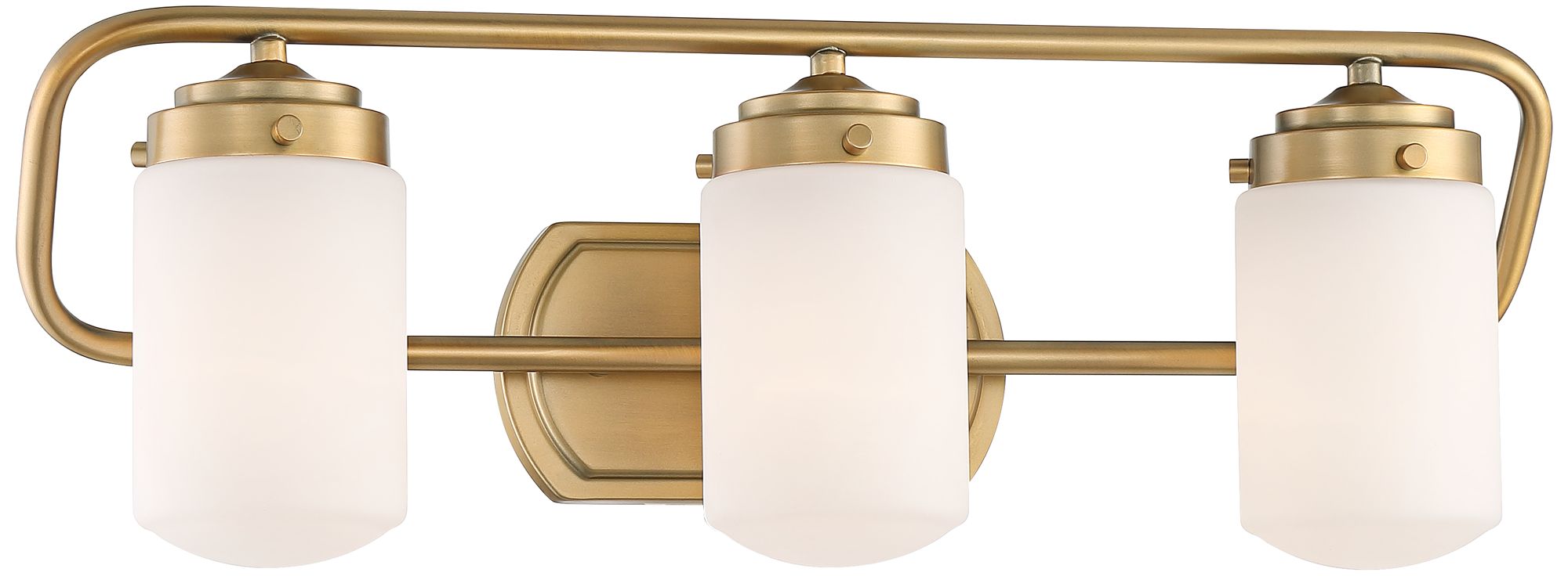 Nichols 24"W Antique Brass 3Light Bath Light 72N00 Lamps Plus