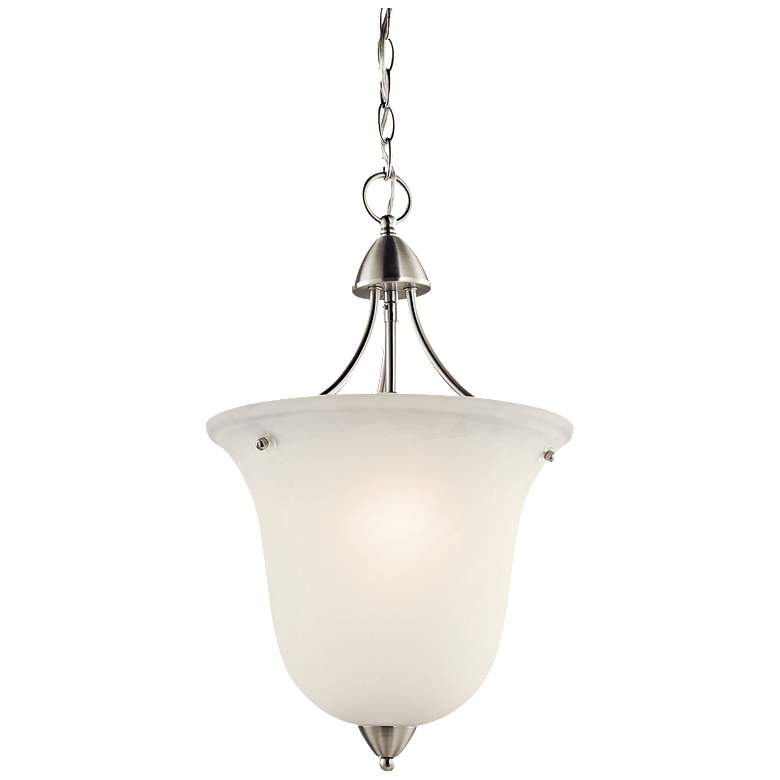 Image 1 Nicholson Brushed Nickel Foyer Pendant