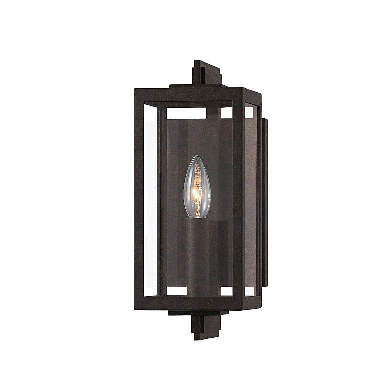 Image 1 Nico 12 1/2 inch High French Iron Outdoor Wall Light