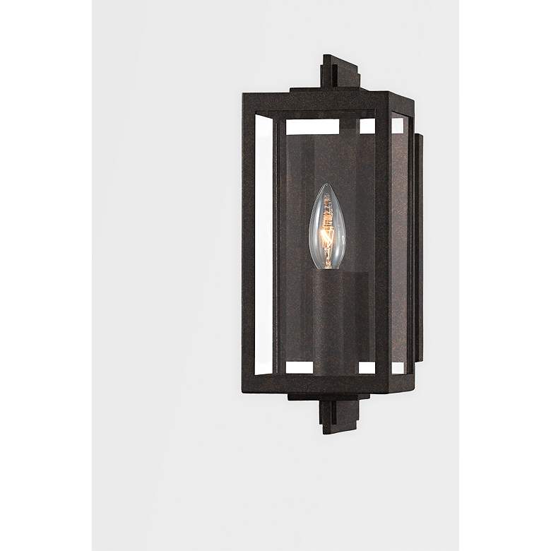 Image 2 Nico 12 1/2 inch High French Iron Outdoor Wall Light more views