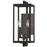 Nico 16" High French Iron Outdoor Wall Light