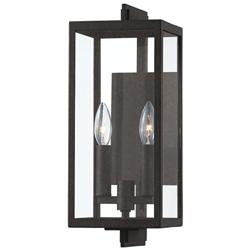 Nico 16&quot; High French Iron Outdoor Wall Light