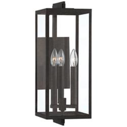 Nico 20&quot; High French Iron Outdoor Wall Light
