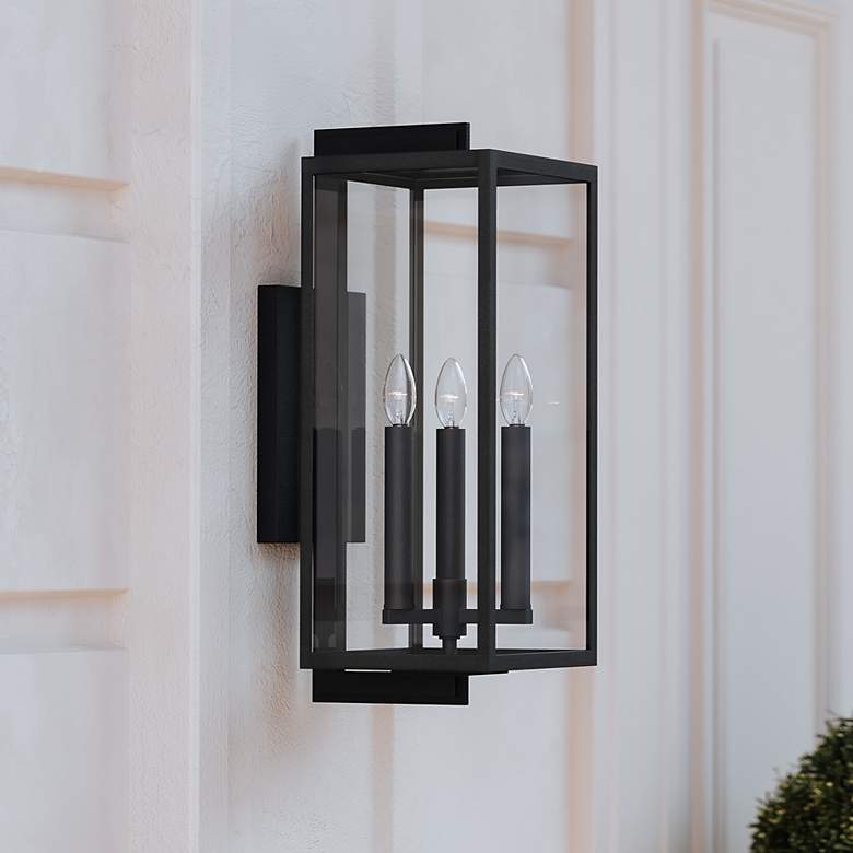 Image 2 Nico 20 inch High French Iron Outdoor Wall Light