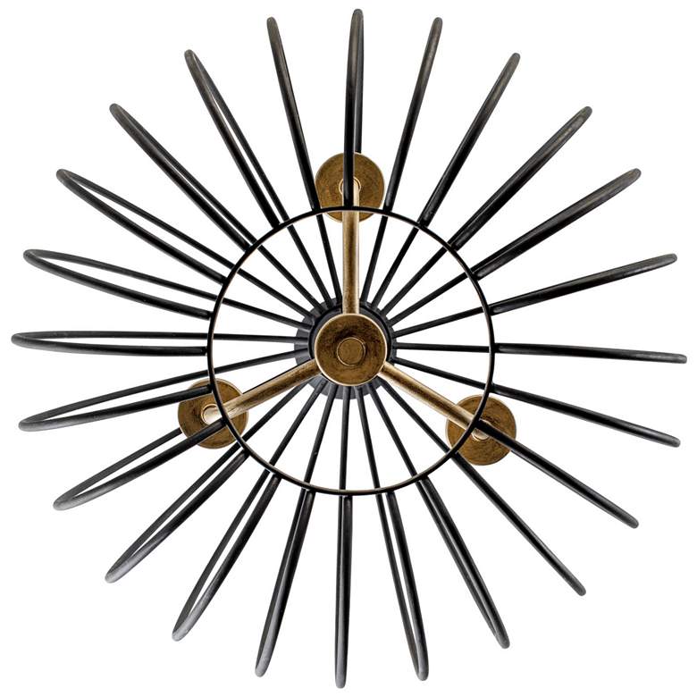 Image 3 Nico 3-Lt Pendant - Carbon & Havana Gold more views