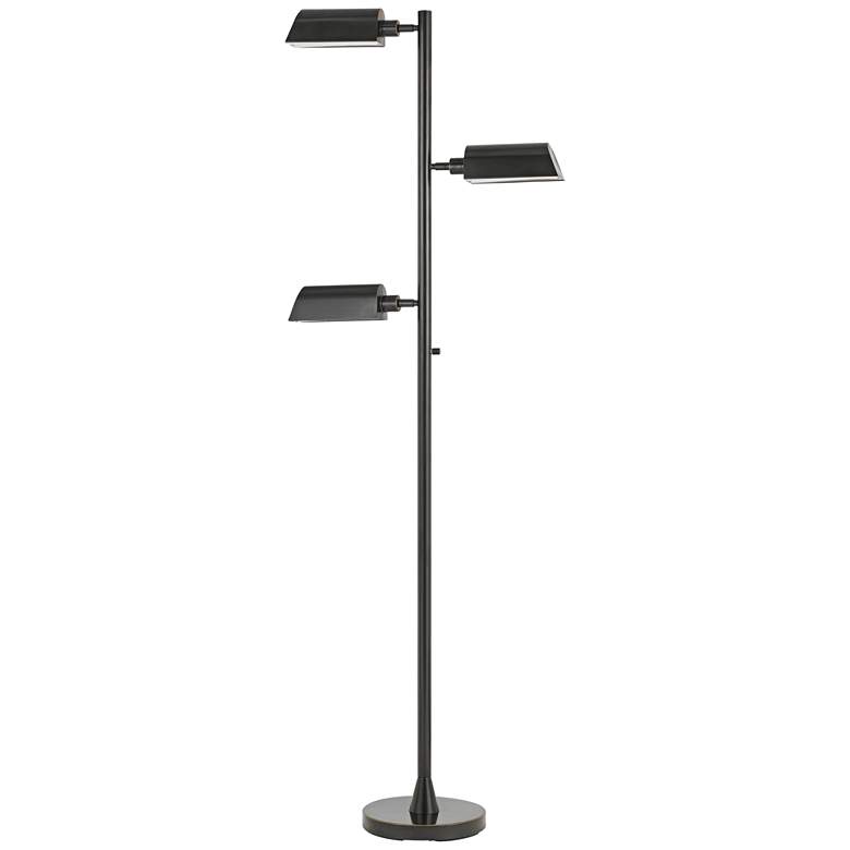 Image 1 Nico LED Dark Bronze Tri-Level 3-Light Tree Floor Lamp