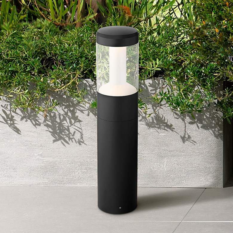 Image 4 Nicola 20" High Black LED Landscape Bollards Set of 2 more views