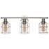 Nicolai 25" Wide Brushed Nickel 3-Light Bath Light