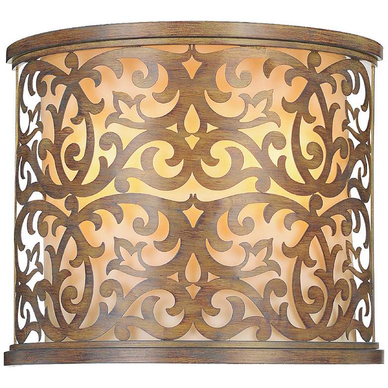 Image 1 Nicole 2 Light Wall Sconce With Brushed Chocolate Finish