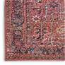 Thumbnail4 of Nicole Curtis Series 1 SR102 2'x6' Red Navy Runner Area Rug more views