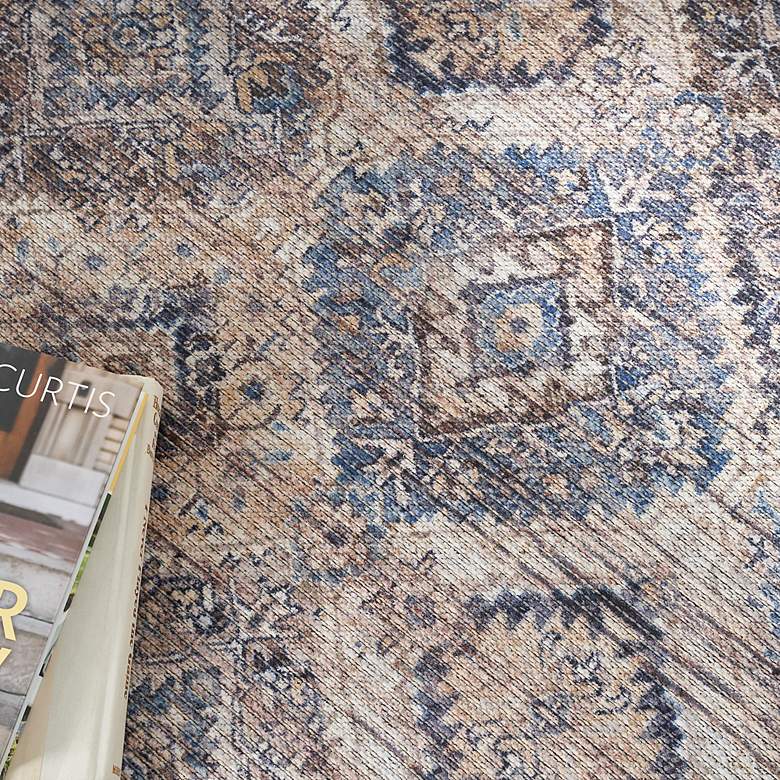 Image 5 Nicole Curtis Series 1 SR103 4'x6' Ivory Brown Area Rug more views