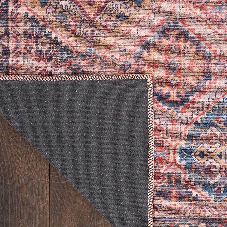 Image 3 Nicole Curtis Series 1 SR103 5'3"x7'3" Red Navy Area Rug more views