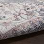 Thumbnail4 of Nicole Curtis Series 1 SR104 2'x6' Soft Gray Runner Area Rug more views