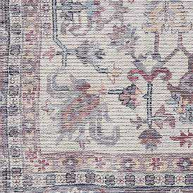 Image5 of Nicole Curtis Series 1 SR104 2'x6' Soft Gray Runner Area Rug more views