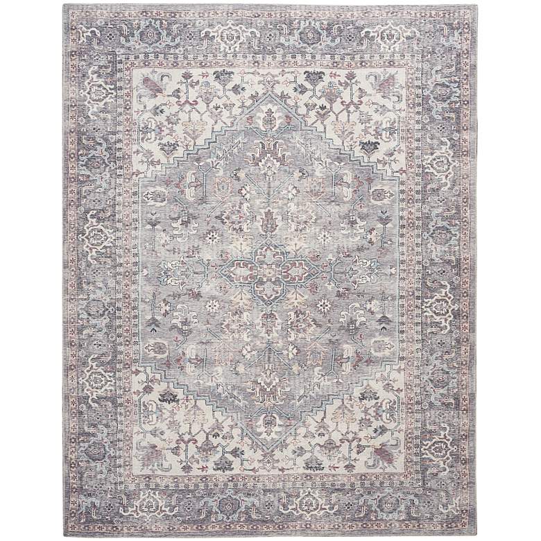 Image 1 Nicole Curtis Series 1 SR104 4&#39;x6&#39; Soft Gray Area Rug