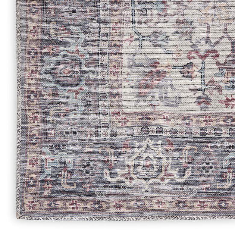 Image 3 Nicole Curtis Series 1 SR104 4'x6' Soft Gray Area Rug more views