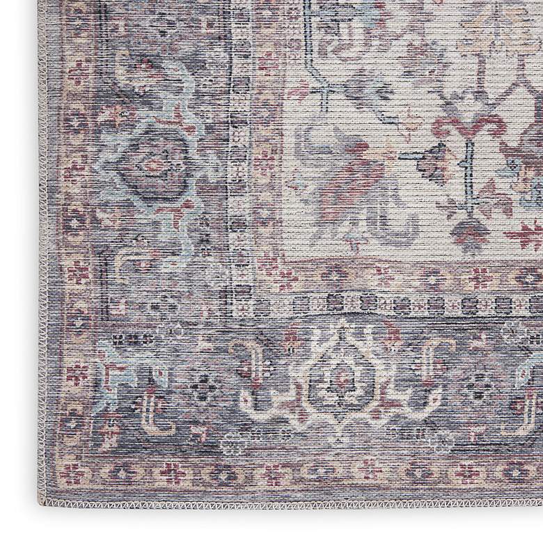 Image 3 Nicole Curtis Series 1 SR104 4&#39;x6&#39; Soft Gray Area Rug more views