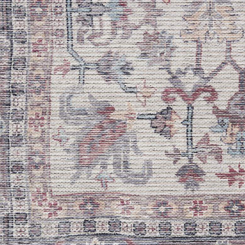 Image 6 Nicole Curtis Series 1 SR104 4'x6' Soft Gray Area Rug more views