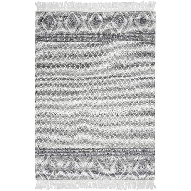 Image 2 Nicole Curtis Series 3 SR303 5'3"x7'6" Gray Ivory Area Ru