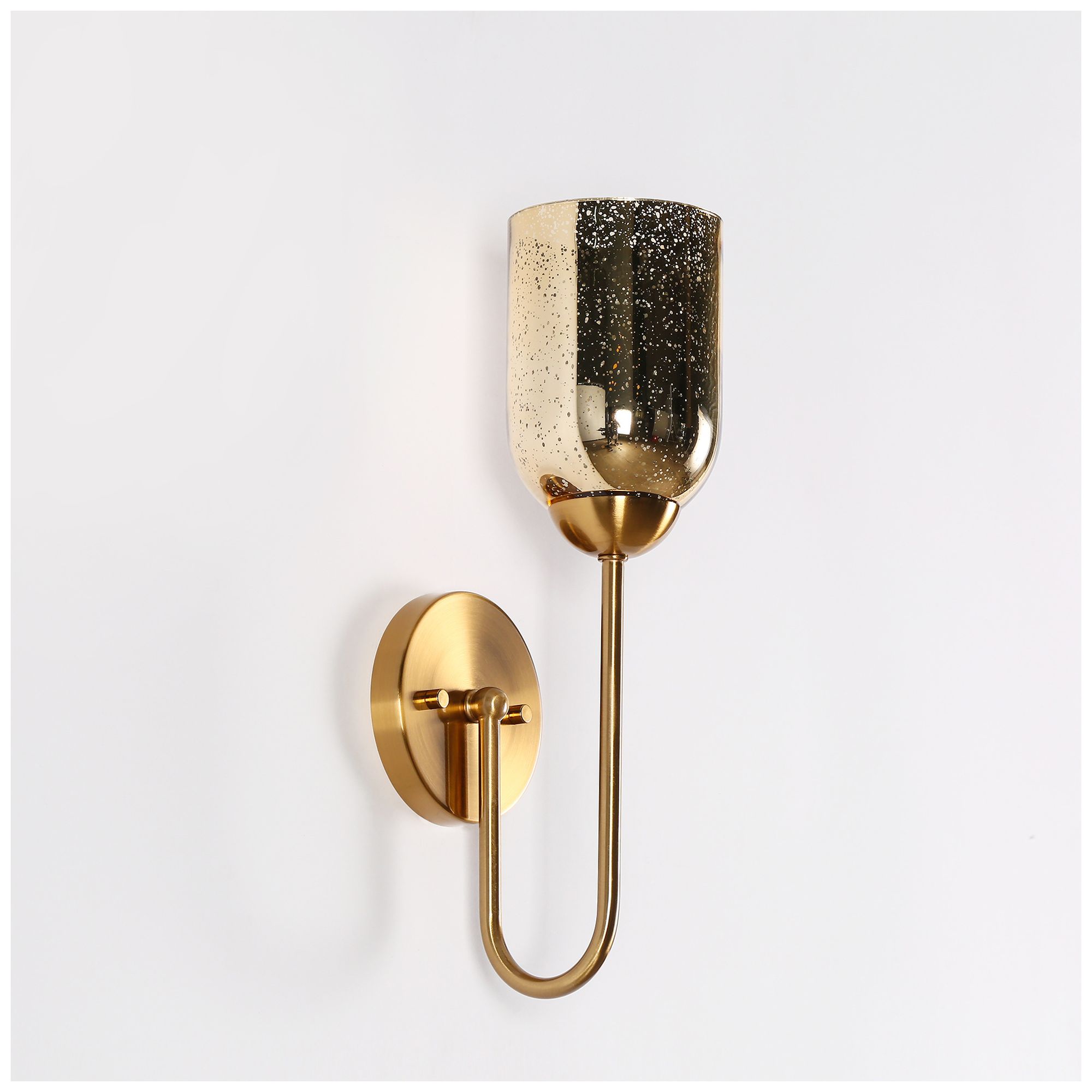 Image 4 Nicomedes 1-Light Brass Glass Wall Sconces - Made to Order more views